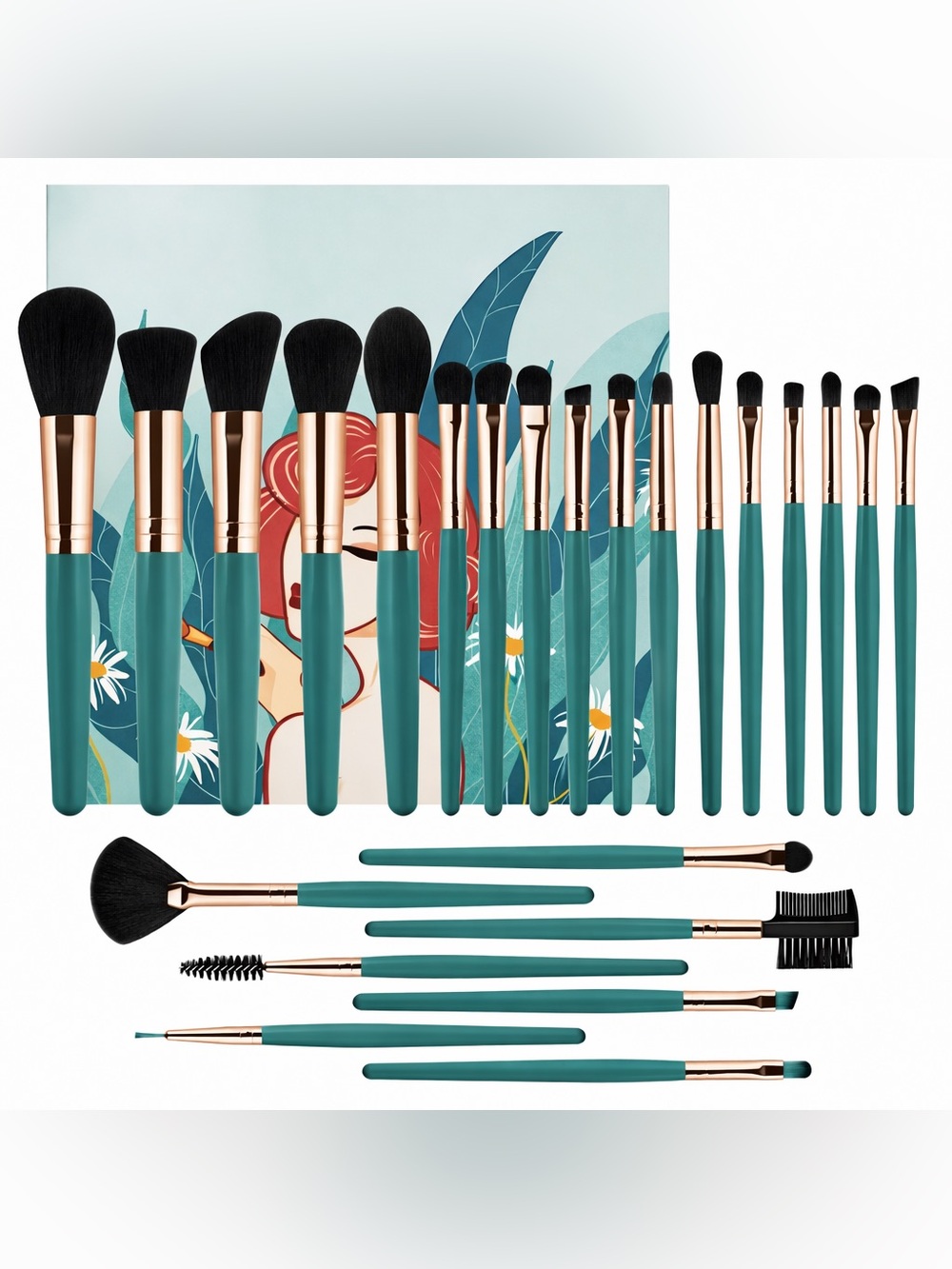 NIB Premium Makeup Brush Set 24-Pieces